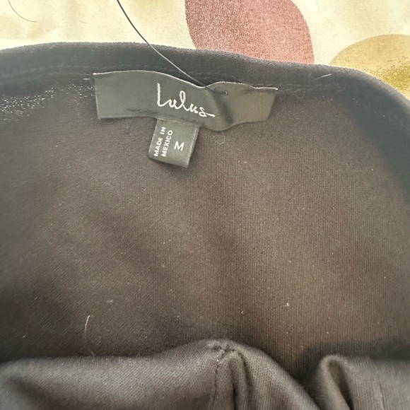 Lulus Babe Alert Black Notched Strapless Bodysuit - Size M - Picture 3 of 3